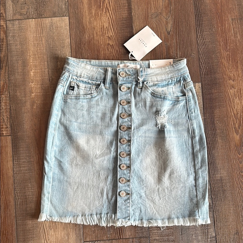 NWT Kancan Jean denim skirt